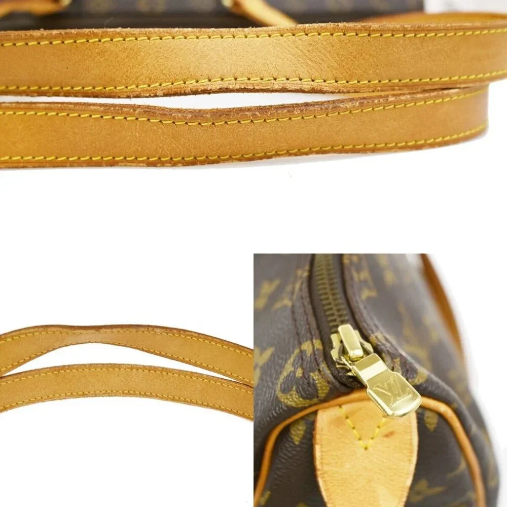 LOUIS VUITTON Flanerie 50 Shoulder Bag Monogram Leather Brown